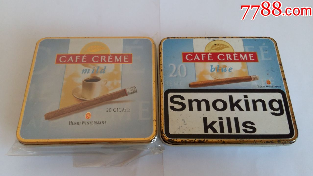 外国【cafe.creme】铁盒一对