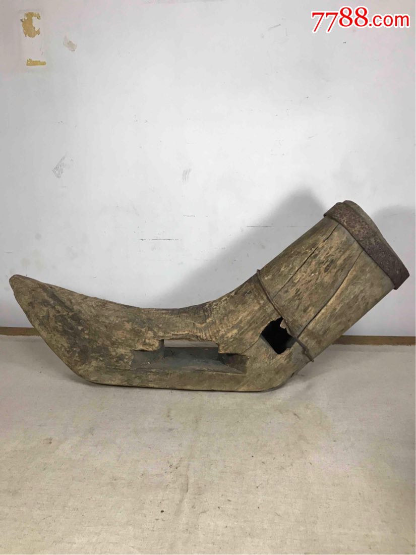 古董古玩收藏杂项近代农具割草工具民俗收藏木器农用工具除草机