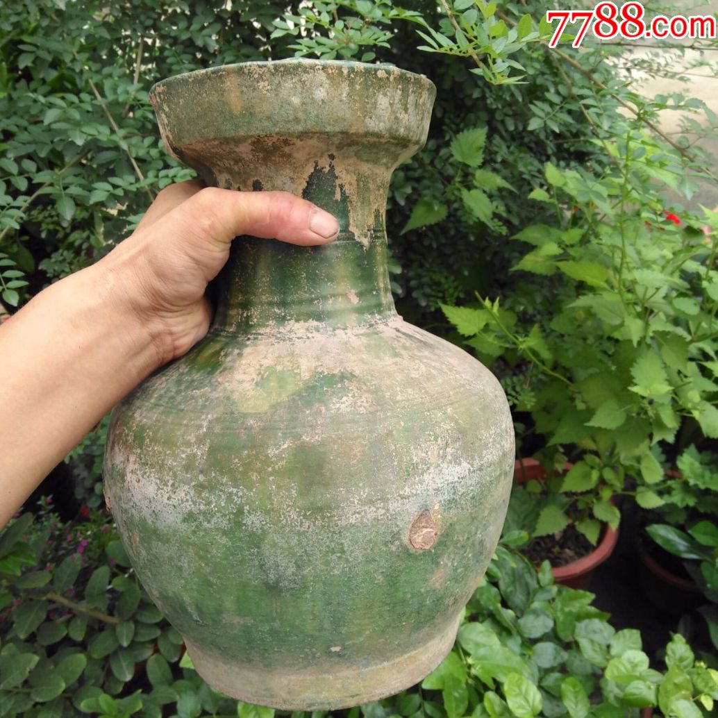 古玩收藏汉代陶罐