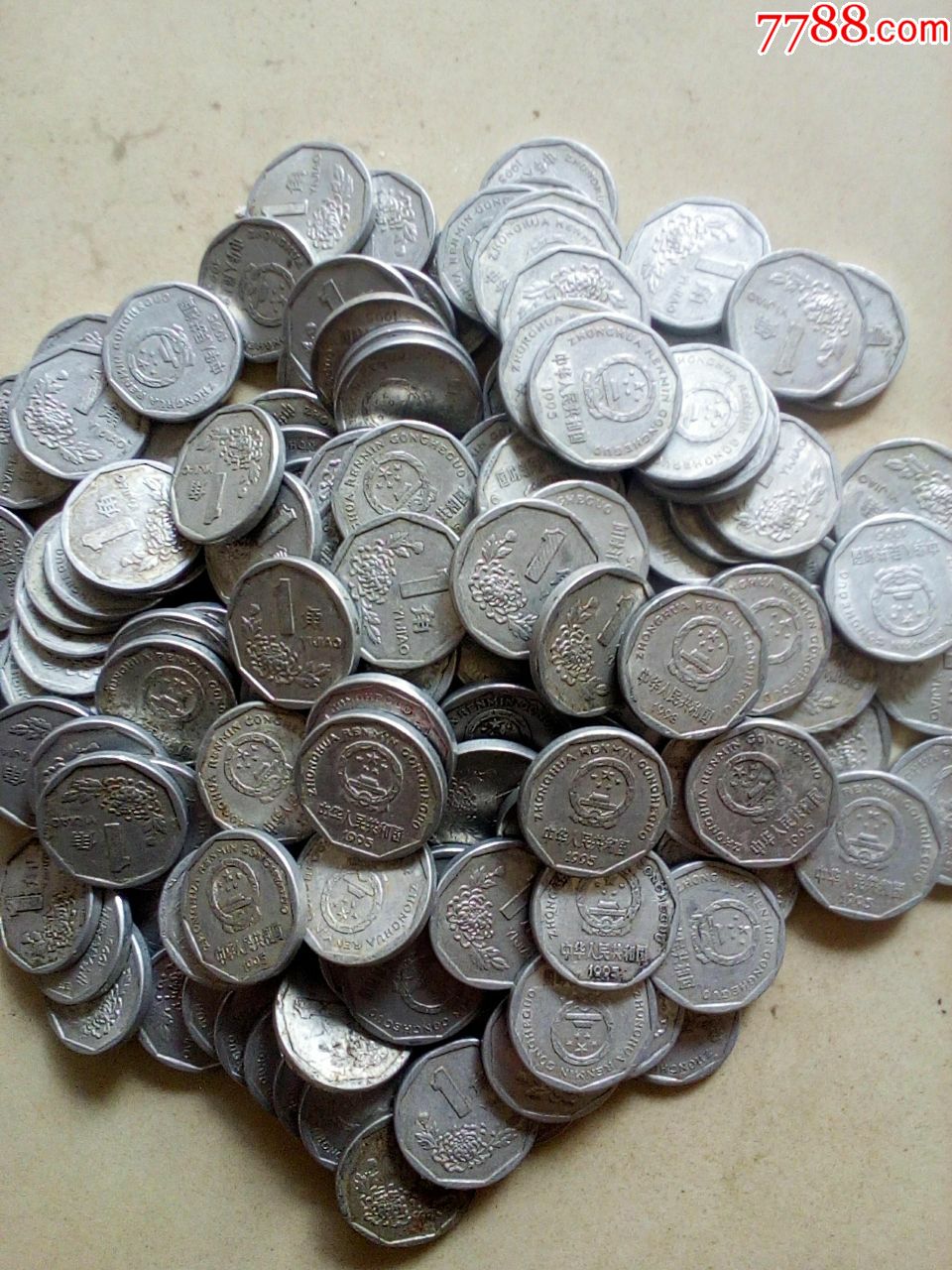 95年1角菊花硬币200枚