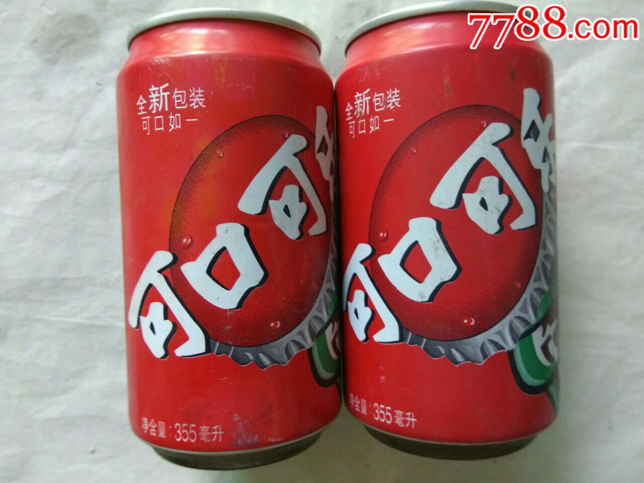 可口可乐易拉罐(2听,钢质)