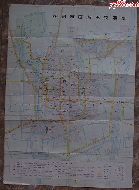 扬州市交通旅游地图