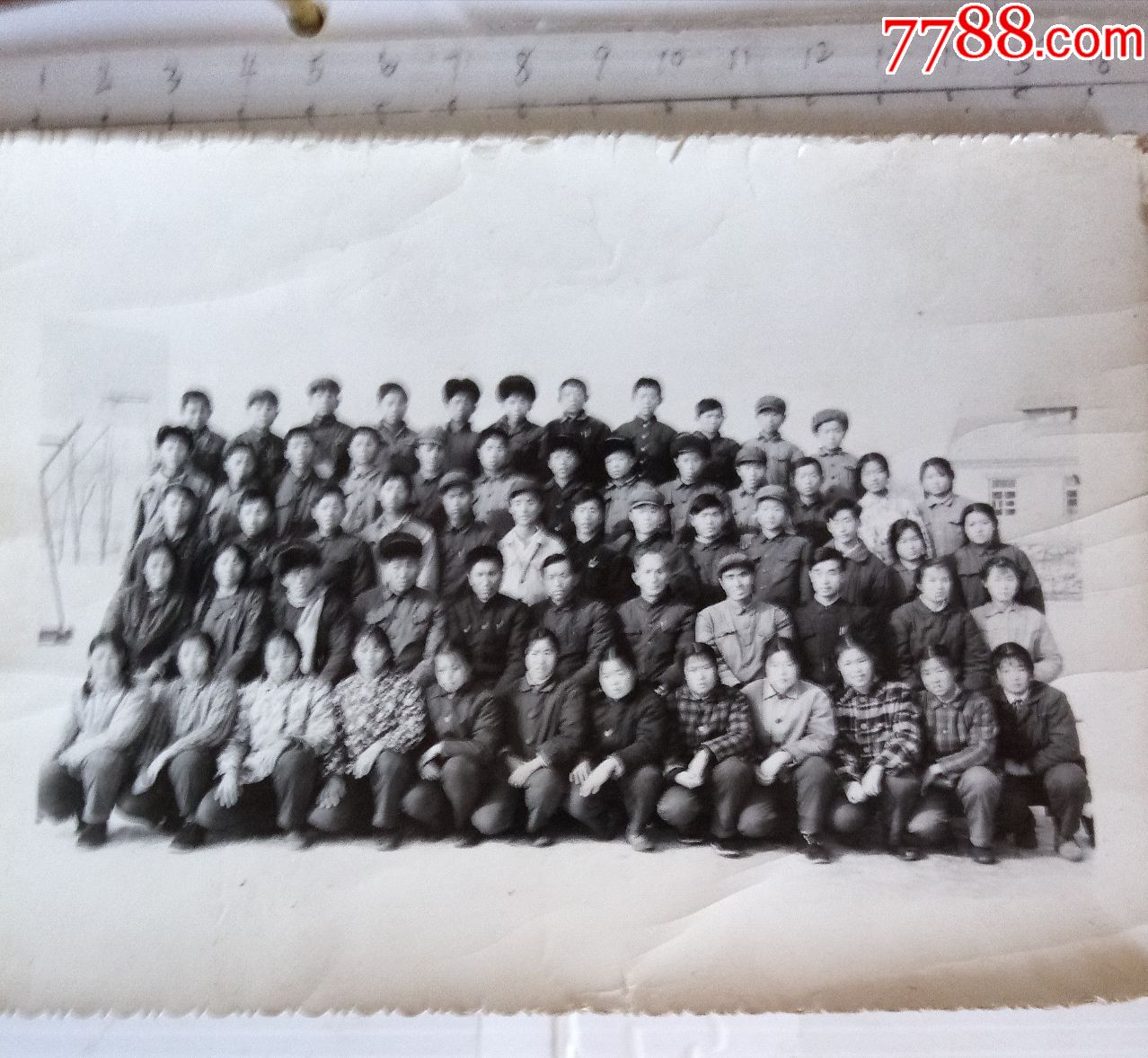 70年代,中学师生合影-se60684274-老照片-零售-7788收藏__中国收藏