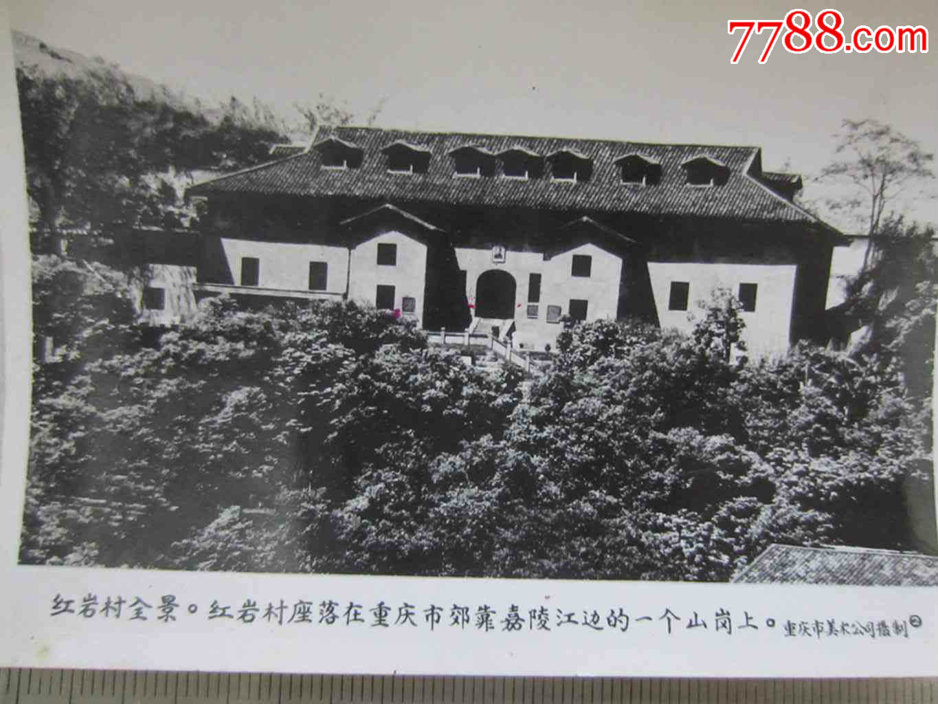 红岩村全景(老照片)