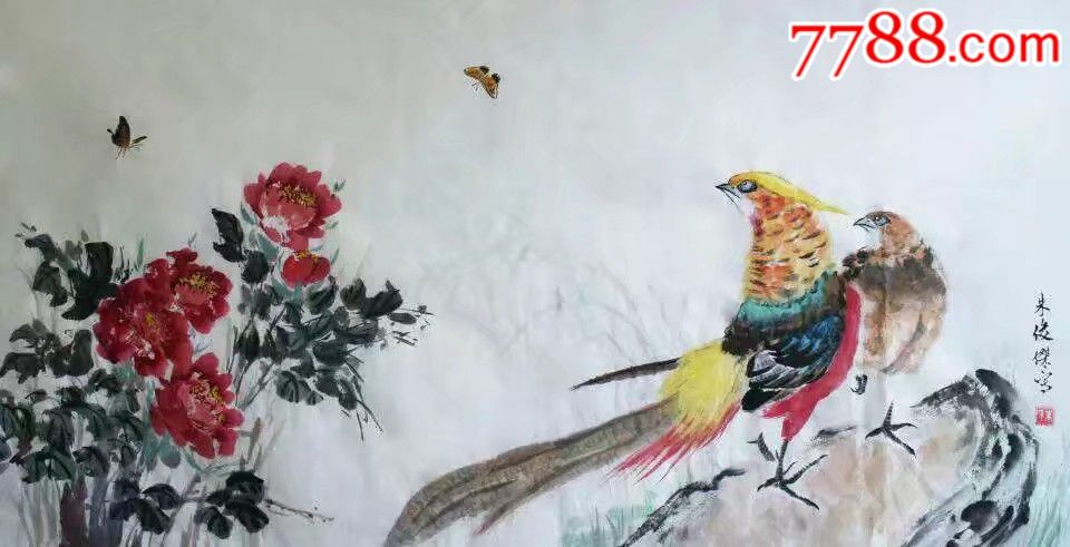 国画锦鸡