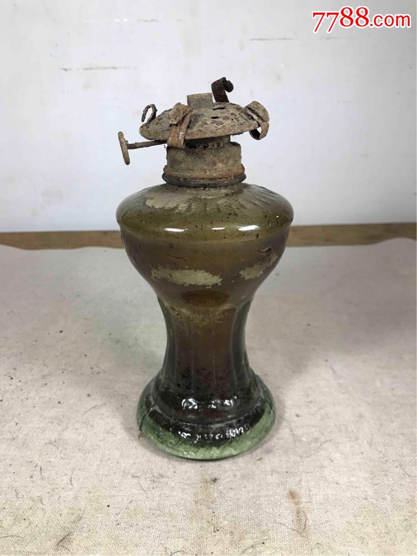 古董古玩收藏杂项近代煤油灯玻璃器皿灯具民俗收藏老物件