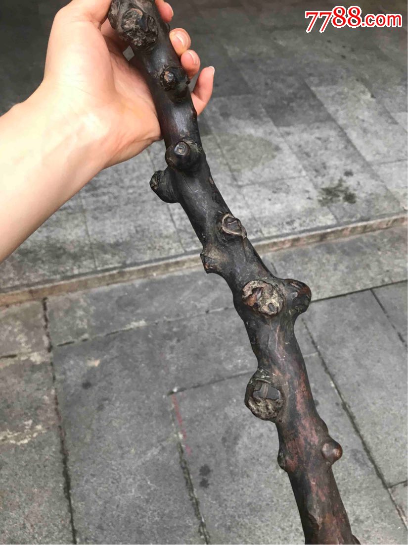 清代木拐杖
