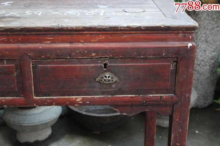 民俗老物件民国老旧家具老桌子小桌子小柜子老式电脑桌复古桌