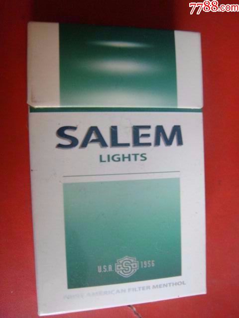 早期,美国雷诺烟草*1956【salem香烟《沙龙》～84s",3d标】品佳!