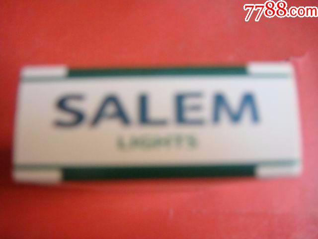 早期,美国雷诺烟草*1956【salem香烟《沙龙》～84s",3d标】品佳!