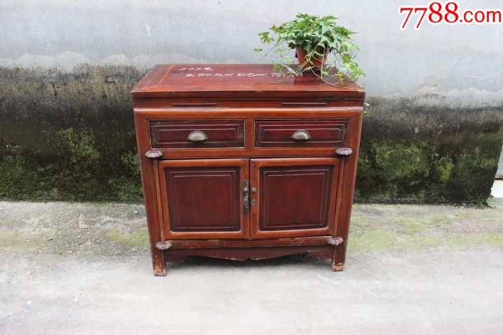 民俗老物件民国老旧家具老桌子小桌子小柜子老式电脑桌复古桌一对