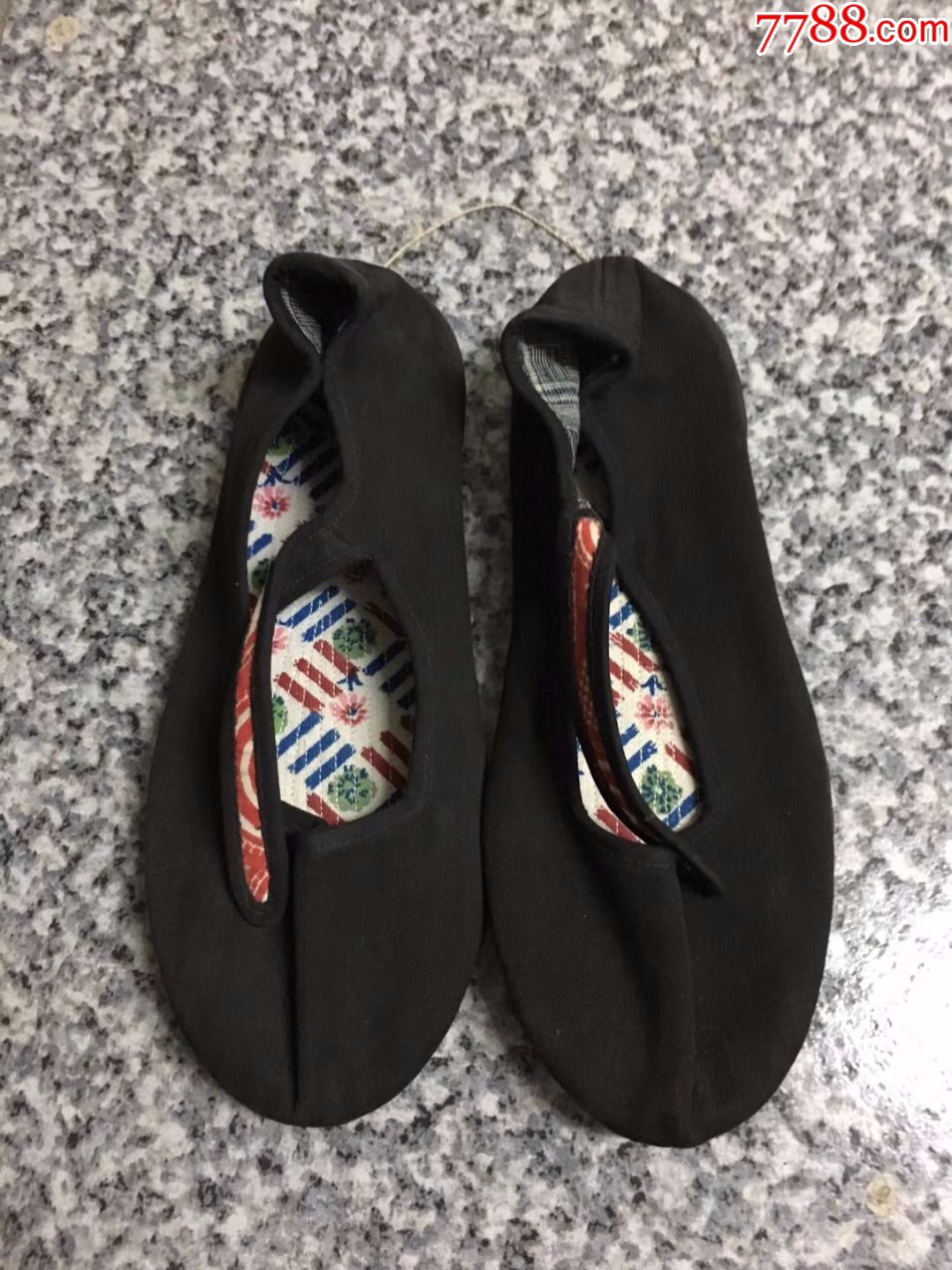 六十年代千层底女式布鞋