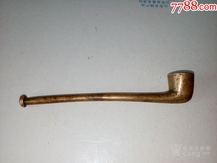 民国时期文人用的铜烟斗