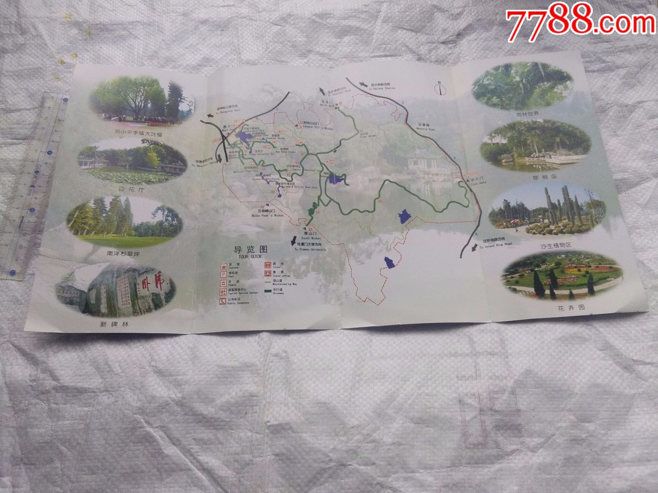 厦门市园林植物园游览图