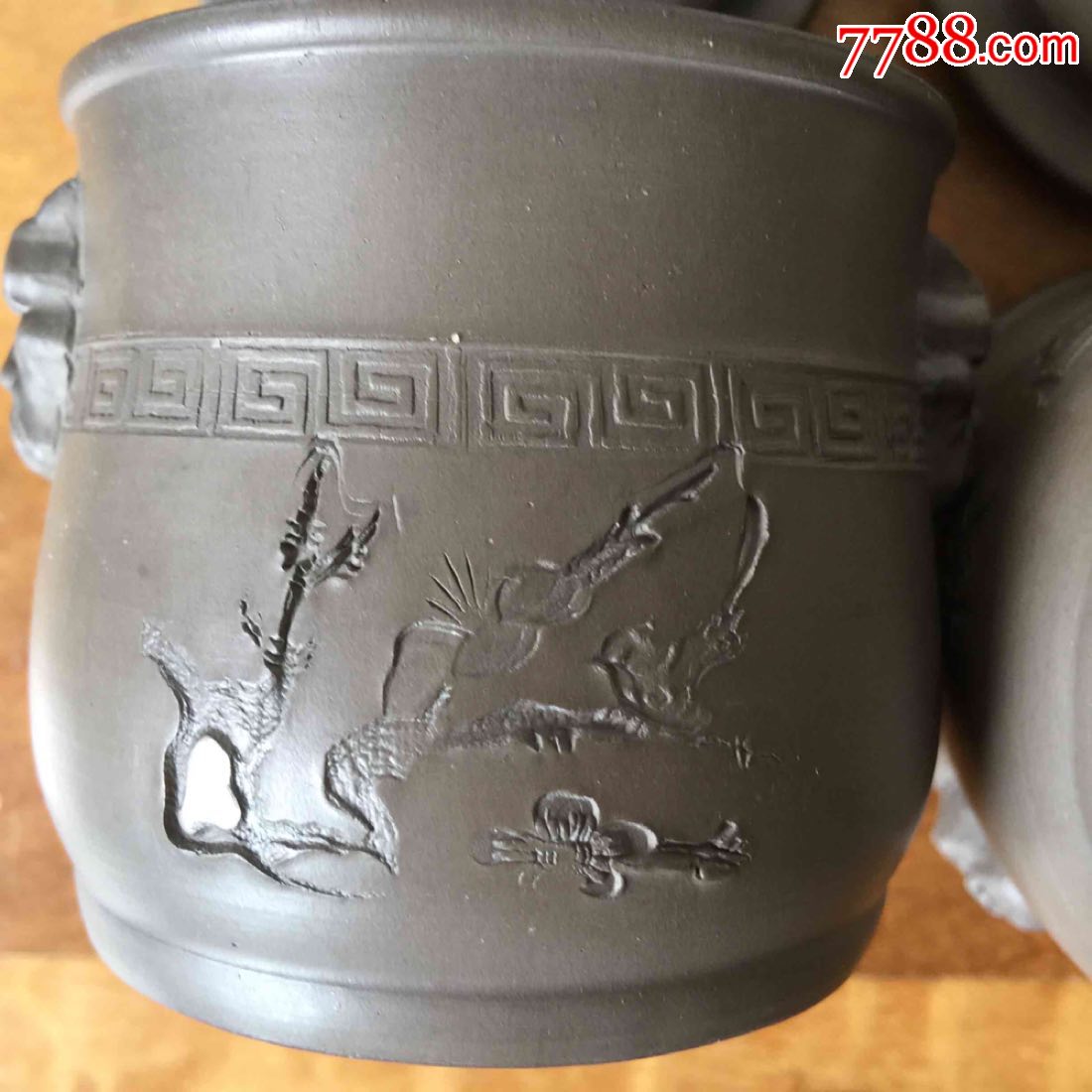 蛐蛐罐王义早年大年份喜鹊登枝提罐