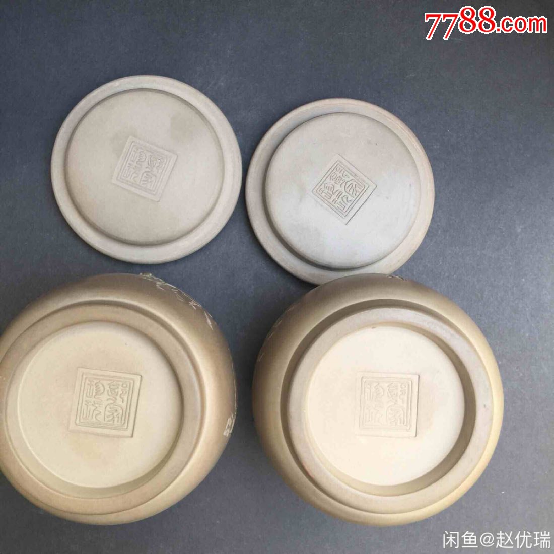 蛐蛐罐蟋蟀盆鬼脸双耳配罐带罐_价格260.