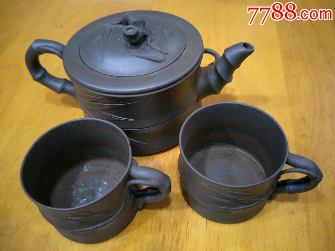 季益顺竹段紫砂壶