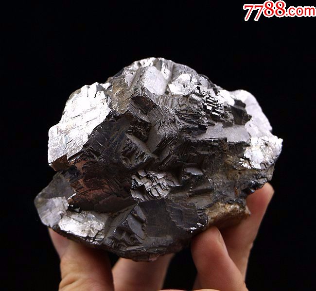 矿物晶体奇石头原石矿石标本方铅矿与水晶共生原石矿物摆件01