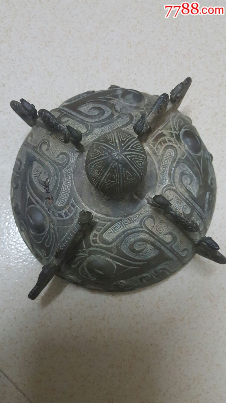 仿西周青铜盖