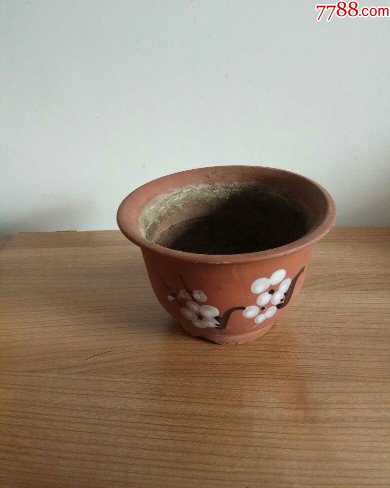 老南泥花盆