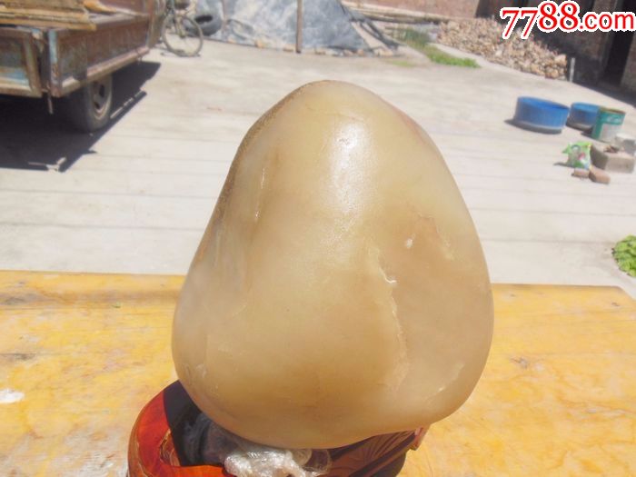 新疆大个金丝玉原石摆件_其他玉石/玉器_乌尔禾宝石光