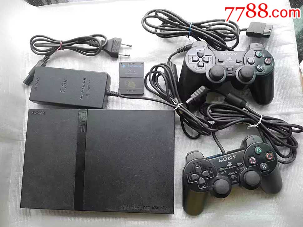 ps2游戏机(全套)