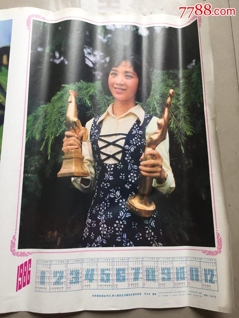 第四届金鸡奖第七届百花奖-龚雪年历画