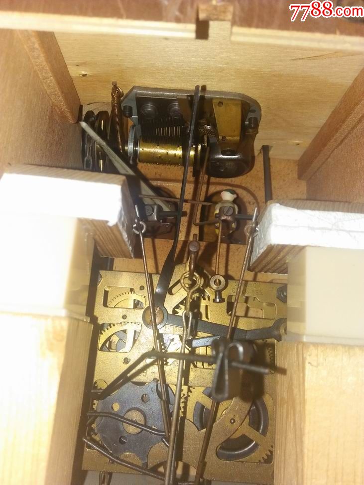 早期西德三重锤双开门音乐布谷鸟钟(一天钟)