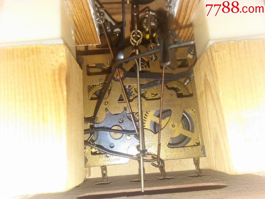 早期西德三重锤双开门音乐布谷鸟钟(一天钟),挂钟_第17张_7788挂钟