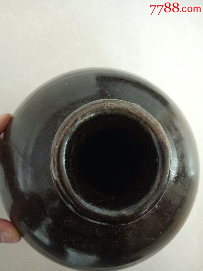 黑釉瓷酒坛