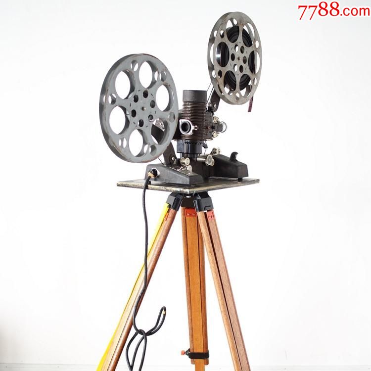 8品美国古董贝尔bellhowell16毫米16mm电影机放映机带