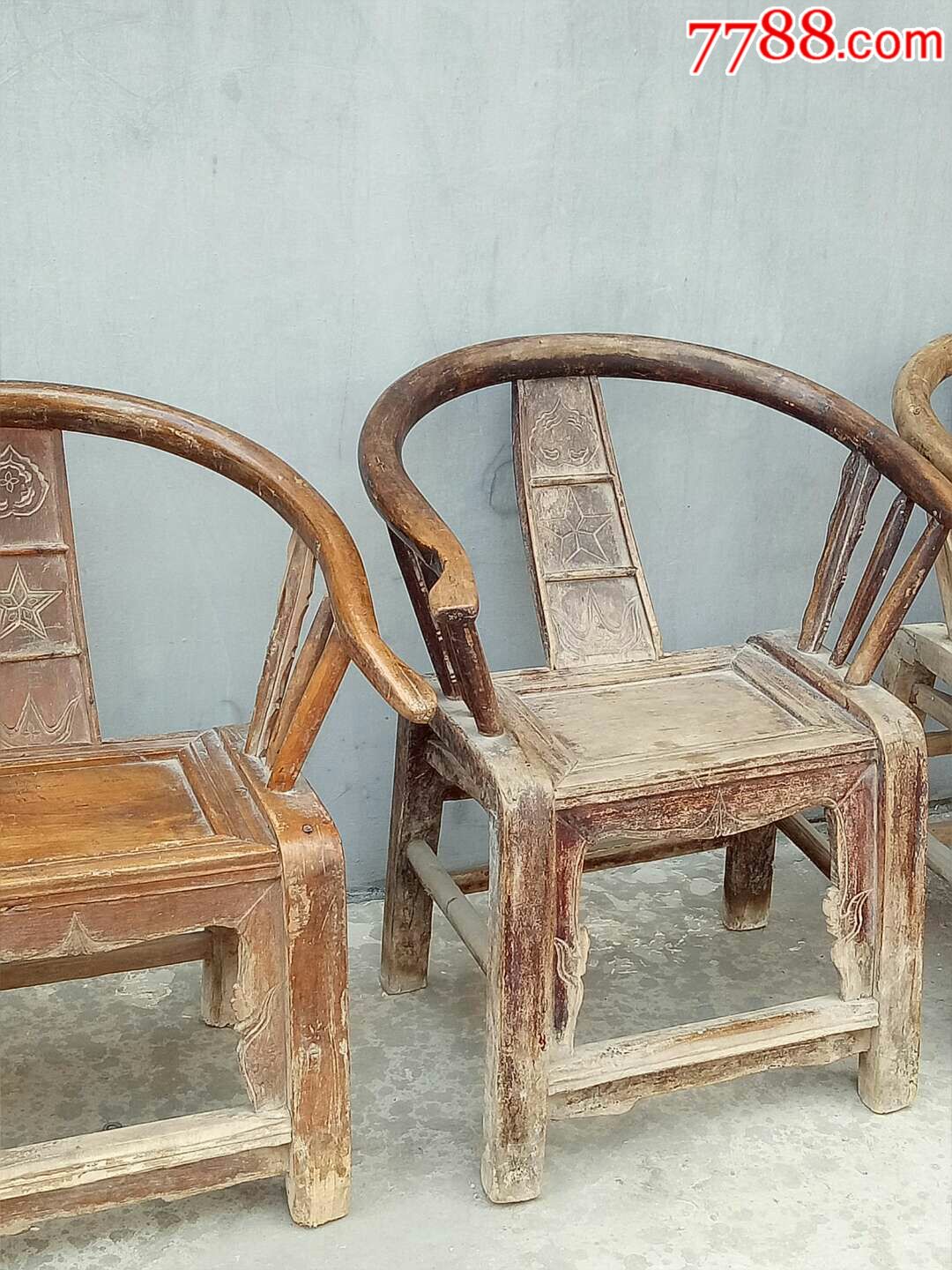 圈椅老椅子太师椅靠背椅