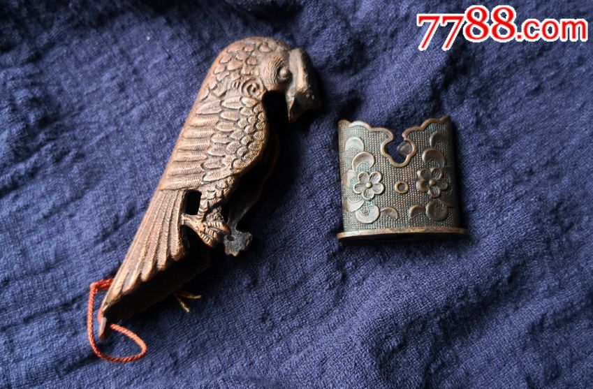 抗战空军机械学校.中正配件.鹦鹉剑柄