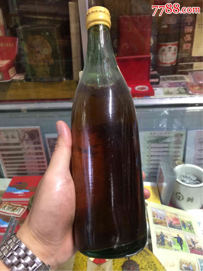 八十年代《锦杯压盖园林柔丁香》红葡萄酒!_商标150.红价格用途丁香图片