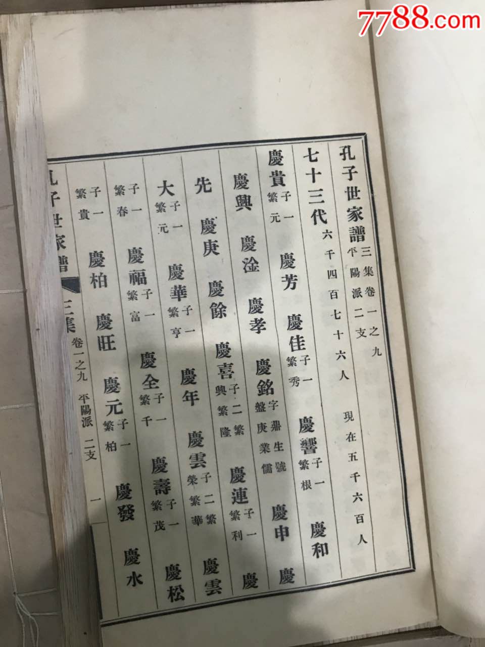 民国【孔氏家谱】共14册