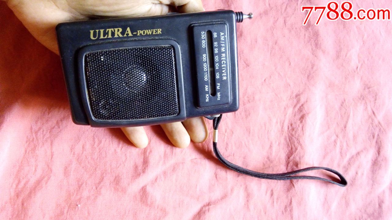 超联牌up-34型am/fm两波段袖珍收音机