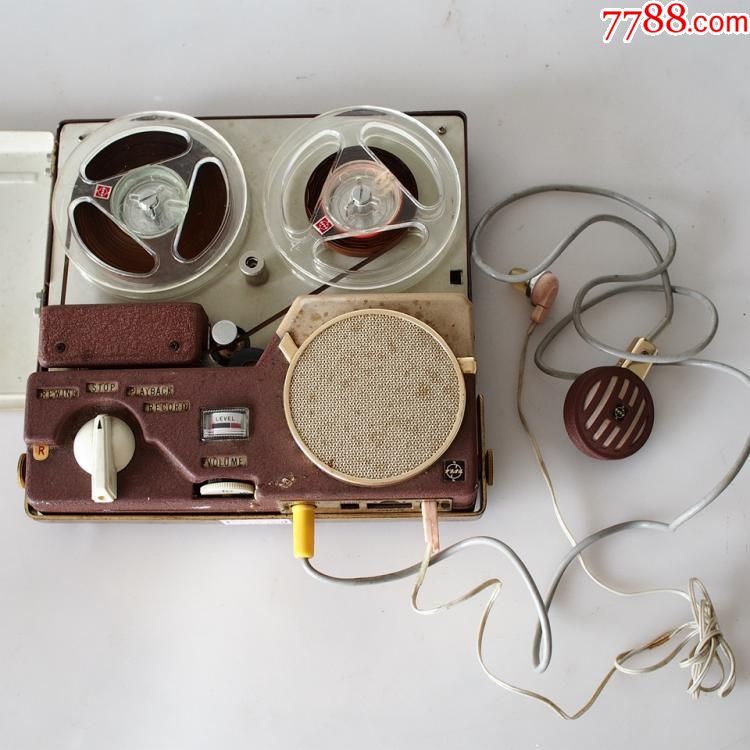 古董老式小型磁带录音机松下national间谍袖珍磁带录音机收藏品