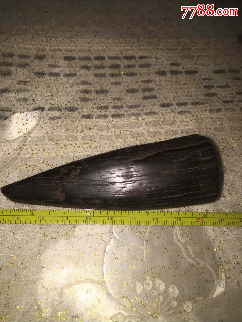 牛角型手把件小摆件