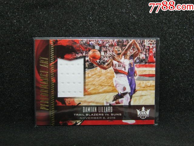 外国NBA篮球球星卡球衣卡DAMIAN-LILLARD