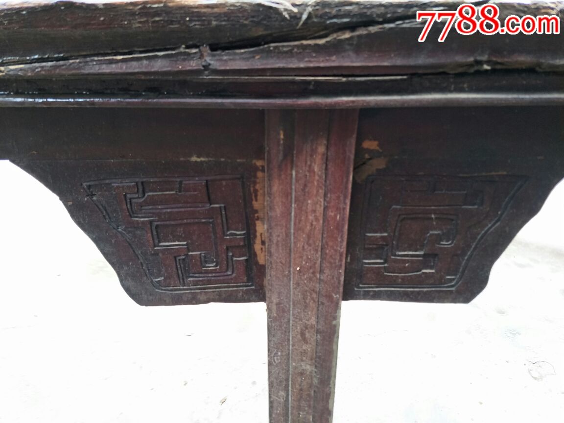 清代条机完整包老_木桌/几/案_孙家民俗家具老店