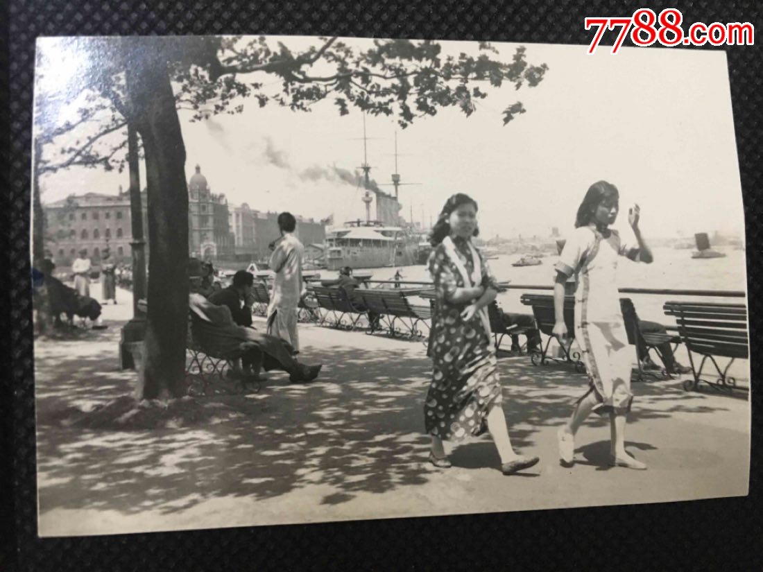 民国30年代上海风光建筑照片_上海外滩景象共