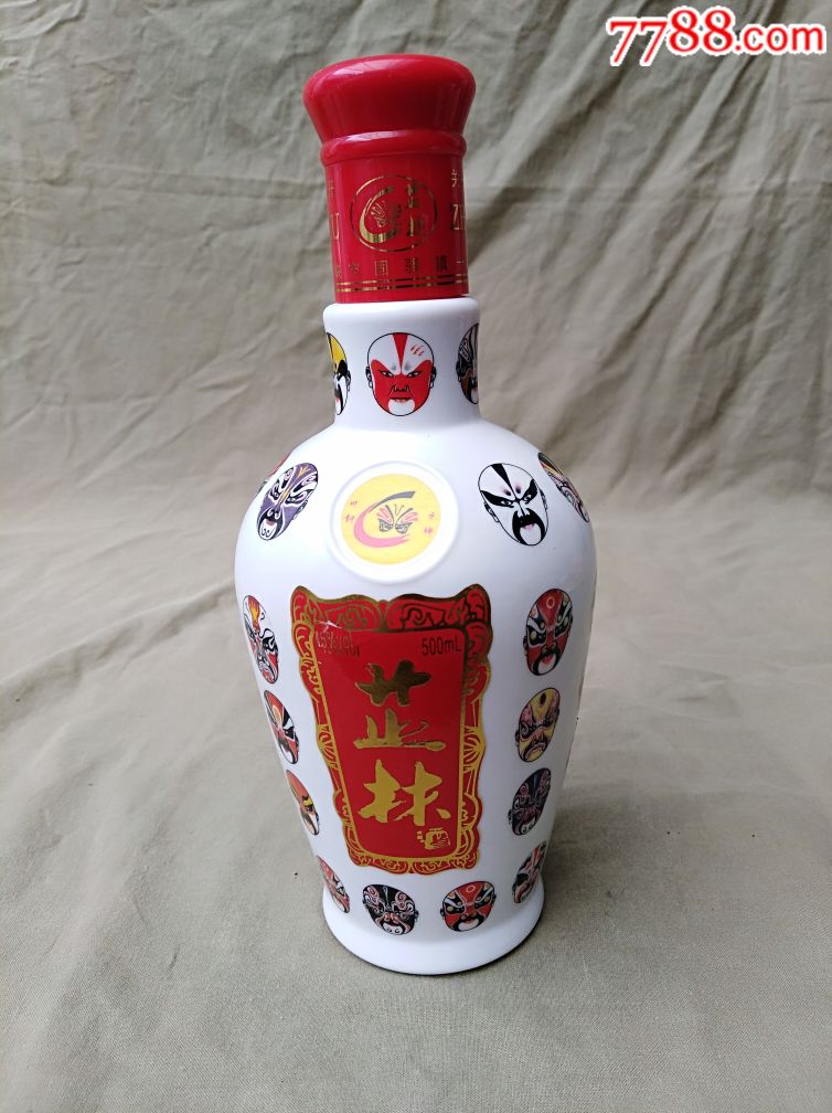 川剧脸谱酒瓶子