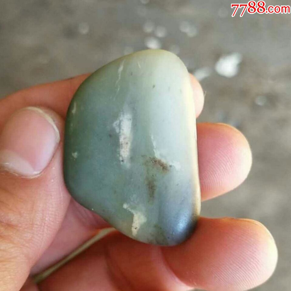 和田籽料翠青-se61785943-和田玉-零售-7788收藏__中国收藏热线