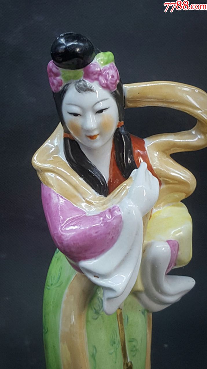 六十年代老枫溪人物瓷塑------牛郎织女