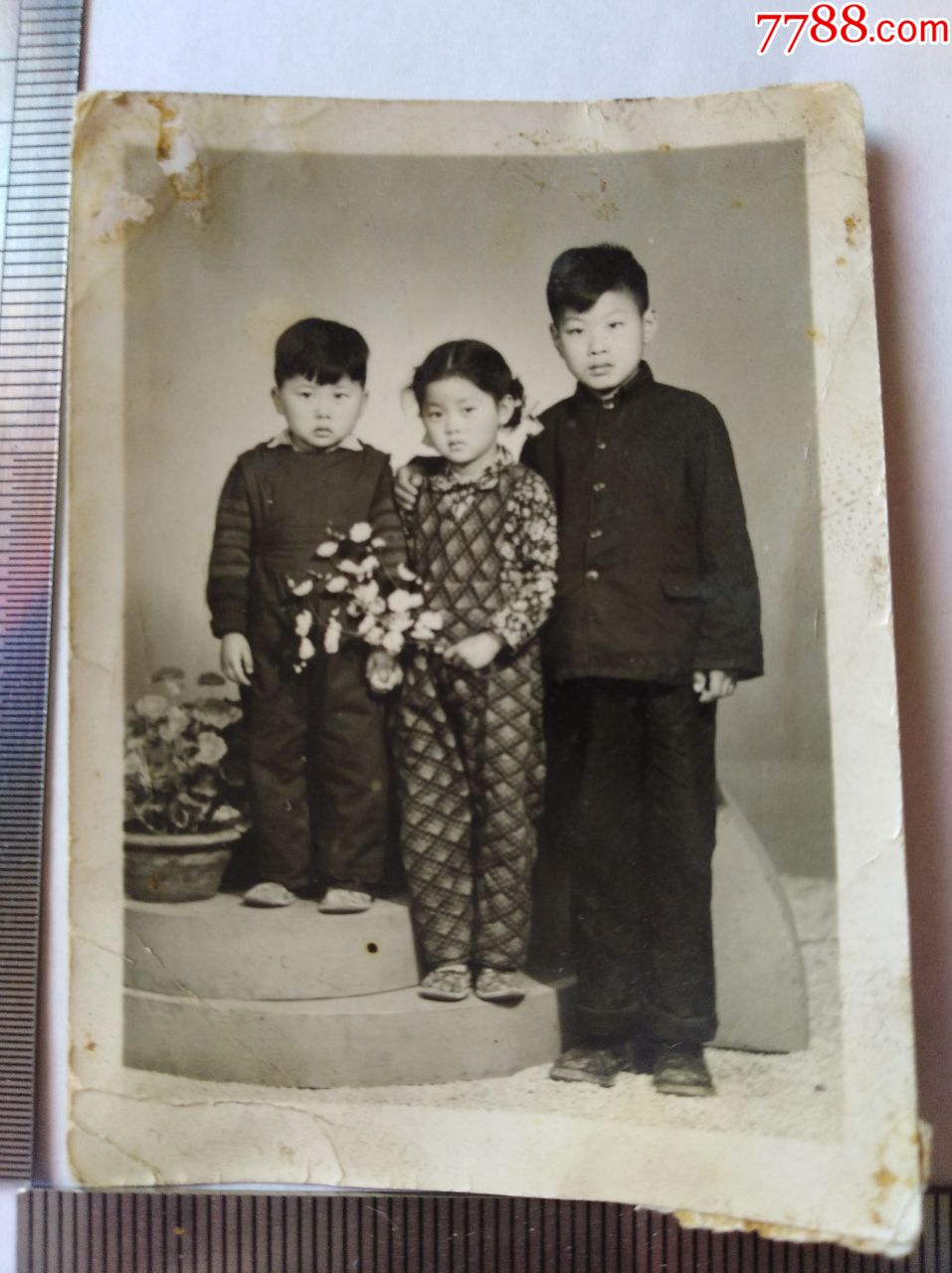 60年代的小兄妹_老照片_东东的书屋【7788收藏__中国