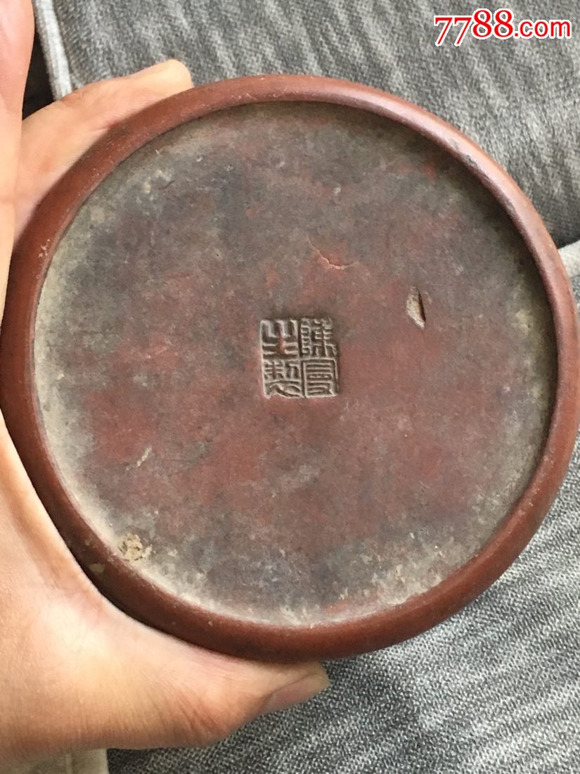 清朝(陈曼生制)(士芬)刻紫砂壶桶身