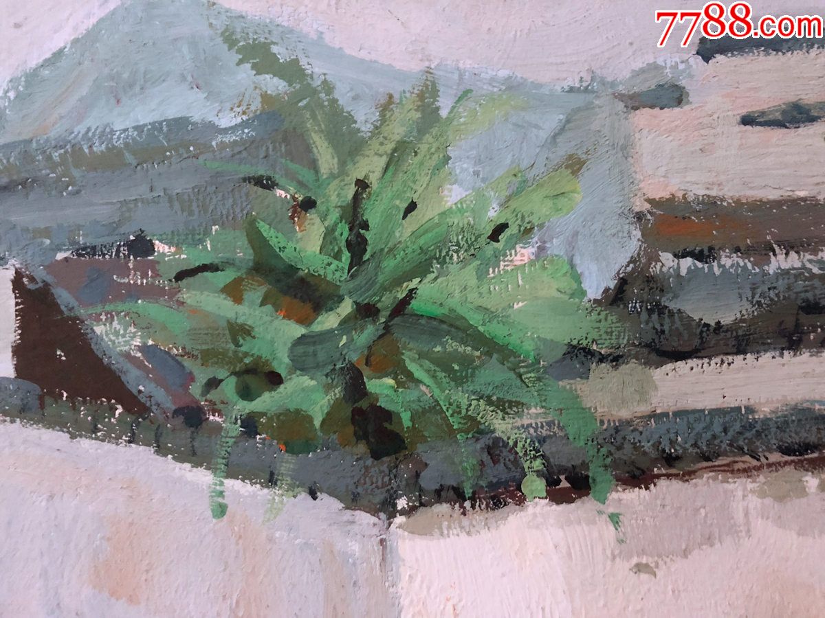 水粉画,4开,212,厚纸板