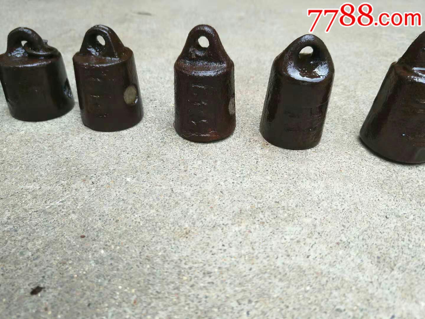 清代楠木老秤,每套精品能用,秤砣带两面带字.
