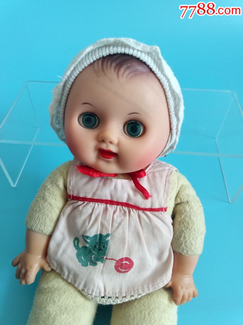 70年代dm老布娃娃---中号黄色款-se61983265-胶皮玩具