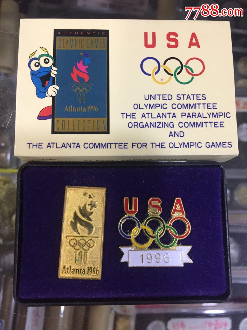 1996年亚特兰大奥运会金色会徽价五环